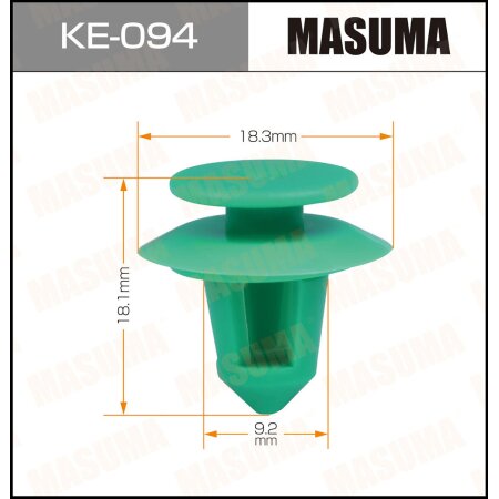 Retainer clip Masuma plastic, KE-094