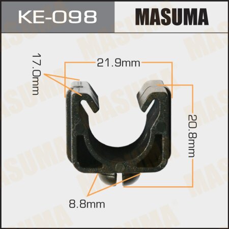 Retainer clip Masuma plastic, KE-098