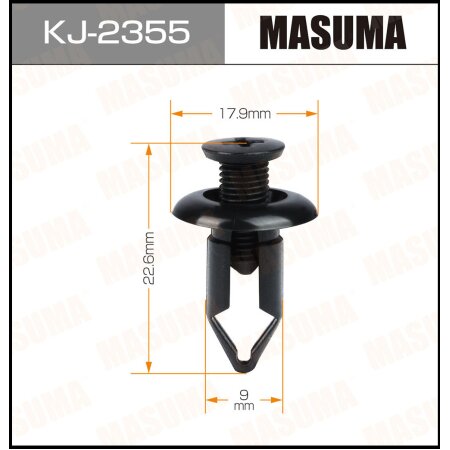 Retainer clip Masuma plastic, KJ-2355