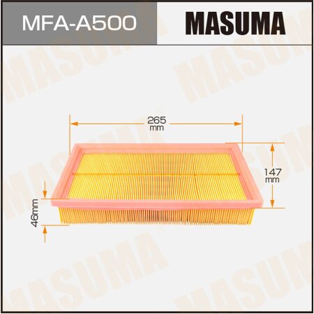 Air filter Masuma, MFA-A500