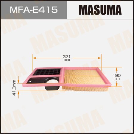 Air filter Masuma, MFA-E415