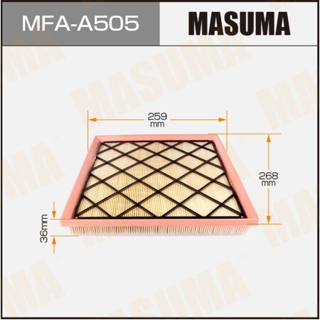 Air filter Masuma, MFA-A505