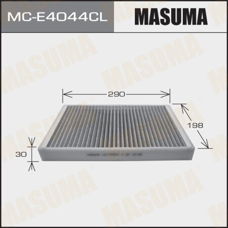 Cabin air filter Masuma charcoal, MC-E4044CL