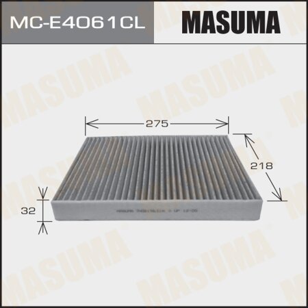 Cabin air filter Masuma charcoal, MC-E4061CL