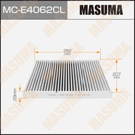 Cabin air filter Masuma charcoal, MC-E4062CL