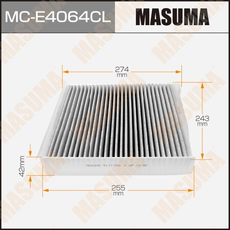 Cabin air filter Masuma charcoal, MC-E4064CL