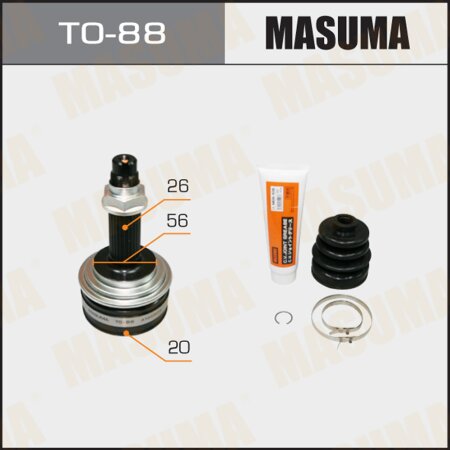 CV joint (outer) Masuma, TO-88