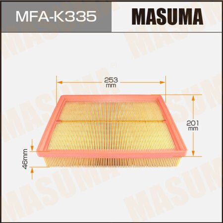 Air filter Masuma, MFA-K335