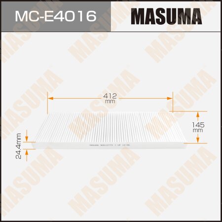 Cabin air filter Masuma, MC-E4016