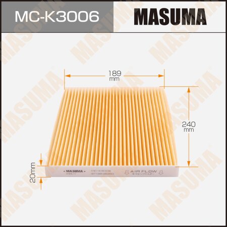 Cabin air filter Masuma, MC-K3006