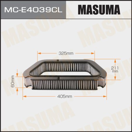 Cabin air filter Masuma charcoal, MC-E4039CL