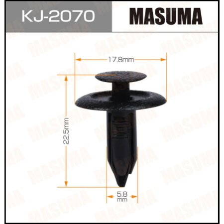 Retainer clip Masuma plastic, KJ-2070