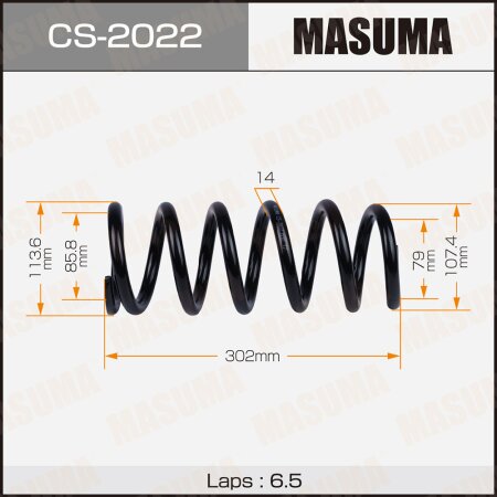 Coil spring Masuma, CS-2022