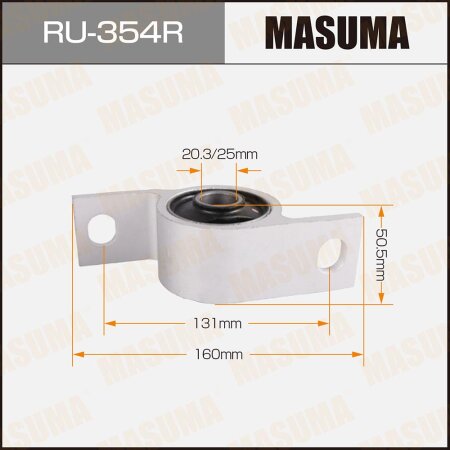 Silent block suspension bush Masuma, RU-354R