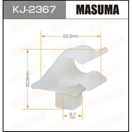 Retainer clip Masuma plastic, KJ-2367