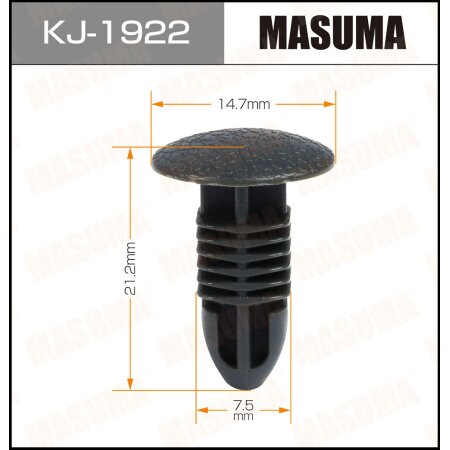 Retainer clip Masuma plastic, KJ-1922