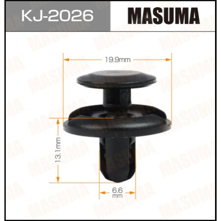 Retainer clip Masuma plastic, KJ-2026