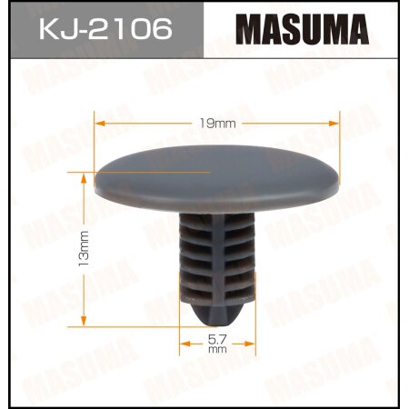 Retainer clip Masuma plastic, KJ-2106