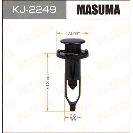 Retainer clip Masuma plastic, KJ-2249