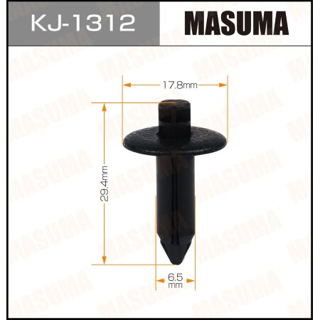 Retainer clip Masuma plastic, KJ-1312