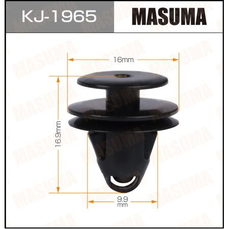 Retainer clip Masuma plastic, KJ-1965