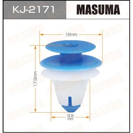 Retainer clip Masuma plastic, KJ-2171