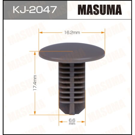 Retainer clip Masuma plastic, KJ-2047