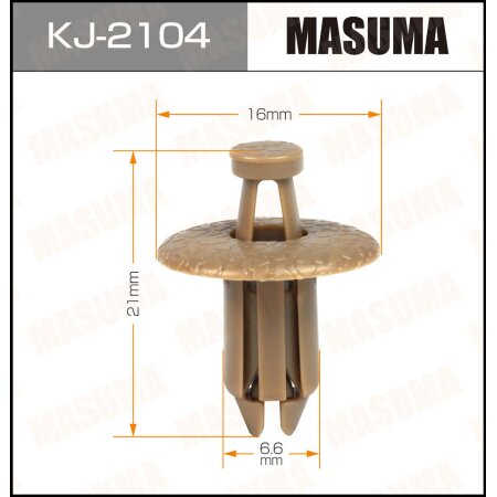 Retainer clip Masuma plastic, KJ-2104