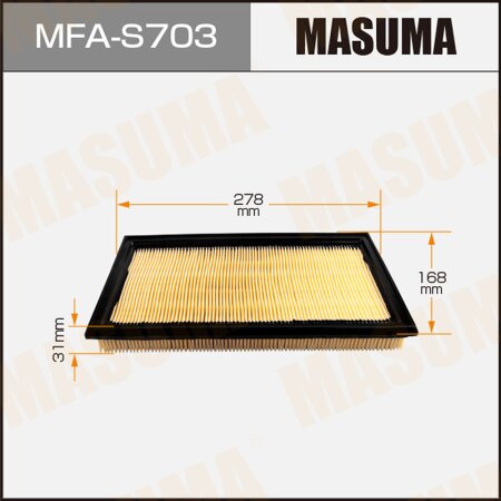 Air filter Masuma, MFA-S703