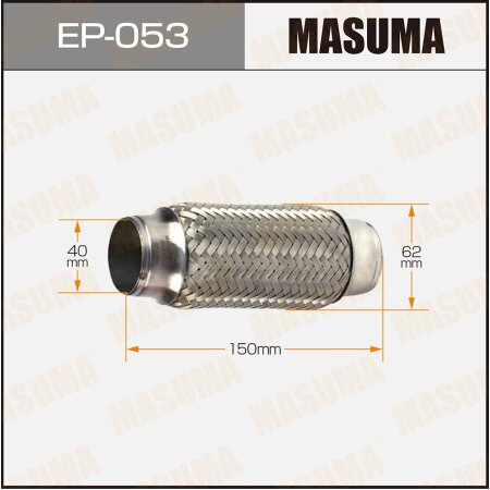 Flex pipe Masuma 2-layer 40x150, EP-053