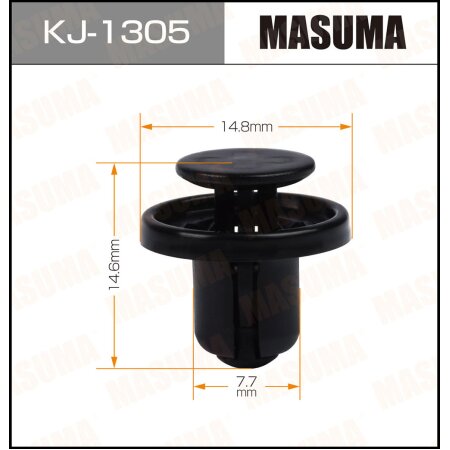 Retainer clip Masuma plastic, KJ-1305