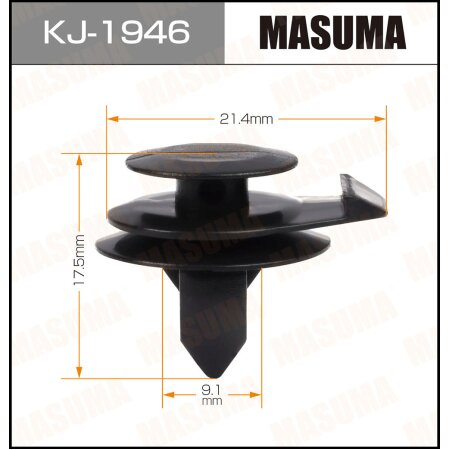 Retainer clip Masuma plastic, KJ-1946