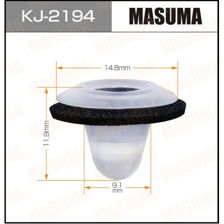 Retainer clip Masuma plastic, KJ-2194