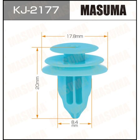 Retainer clip Masuma plastic, KJ-2177