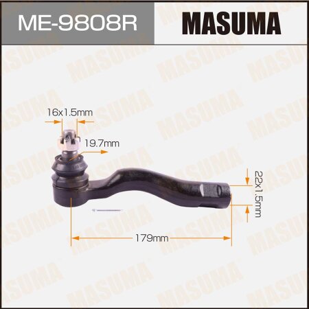 Tie rod end Masuma, ME-9808R