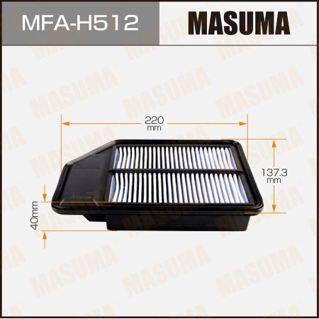 Air filter Masuma, MFA-H512