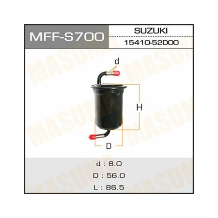 Fuel filter Masuma, MFF-S700