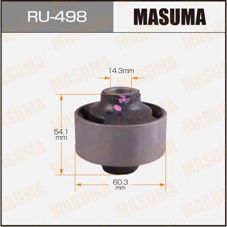 Silent block suspension bush Masuma, RU-498