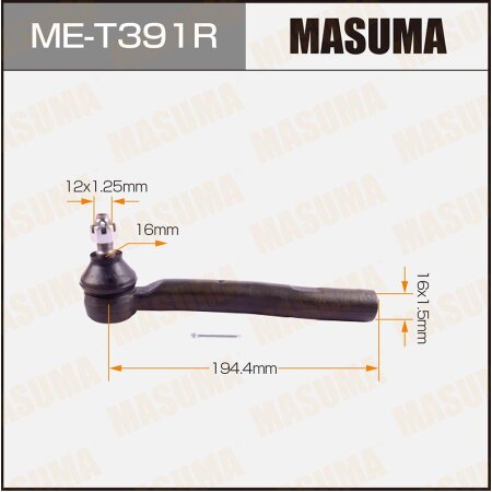 Tie rod end Masuma, ME-T391R