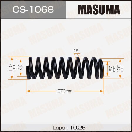 Coil spring Masuma, CS-1068