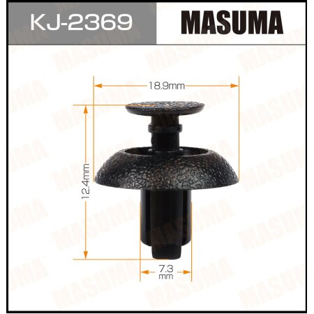 Retainer clip Masuma plastic, KJ-2369