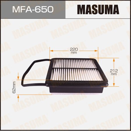 Air filter Masuma, MFA-650