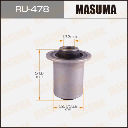 Silent block suspension bush Masuma, RU-478