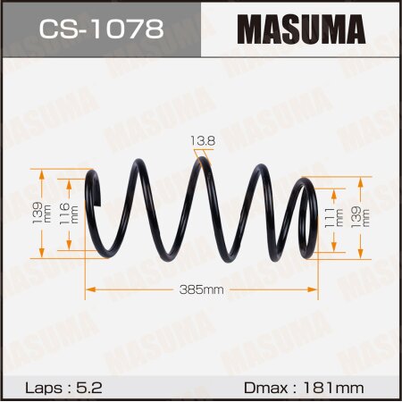 Coil spring Masuma, CS-1078