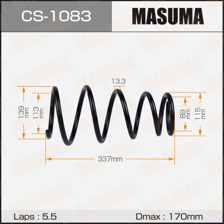 Coil spring Masuma, CS-1083