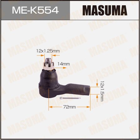 Tie rod end Masuma, ME-K554