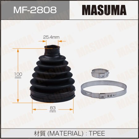 CV Joint boot Masuma (plastic), MF-2808