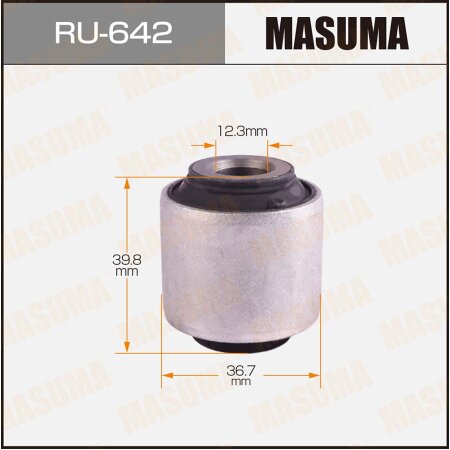 Silent block suspension bush Masuma, RU-642