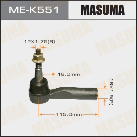 Tie rod end Masuma, ME-K551