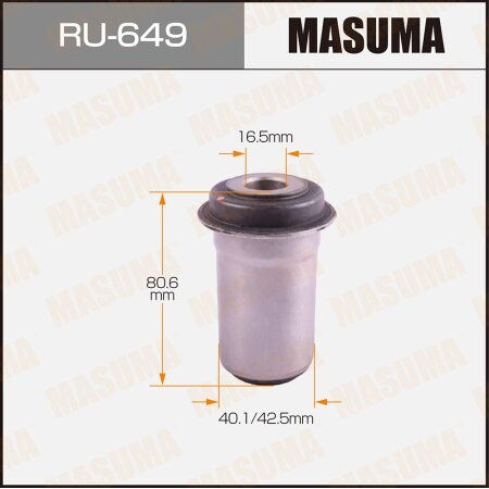 Silent block suspension bush Masuma, RU-649